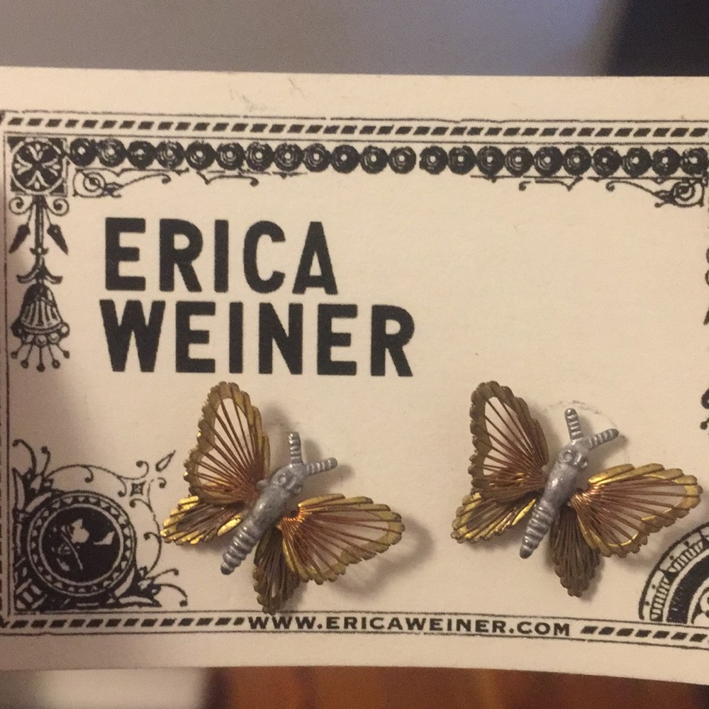 Erica Weiner butterfly studs